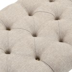 vidaXL Bancă depozitare, Lemn masiv și material textil 103x51x44 cm vidaXL Bancă depozitare, Lemn masiv și material textil 103x51x44 cm