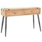 vidaXL Masă consolă Lemn masiv de brad 115x40,5x76 cm vidaXL Masă consolă Lemn masiv de brad 115x40,5x76 cm