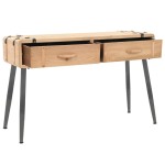 vidaXL Masă consolă Lemn masiv de brad 115x40,5x76 cm vidaXL Masă consolă Lemn masiv de brad 115x40,5x76 cm
