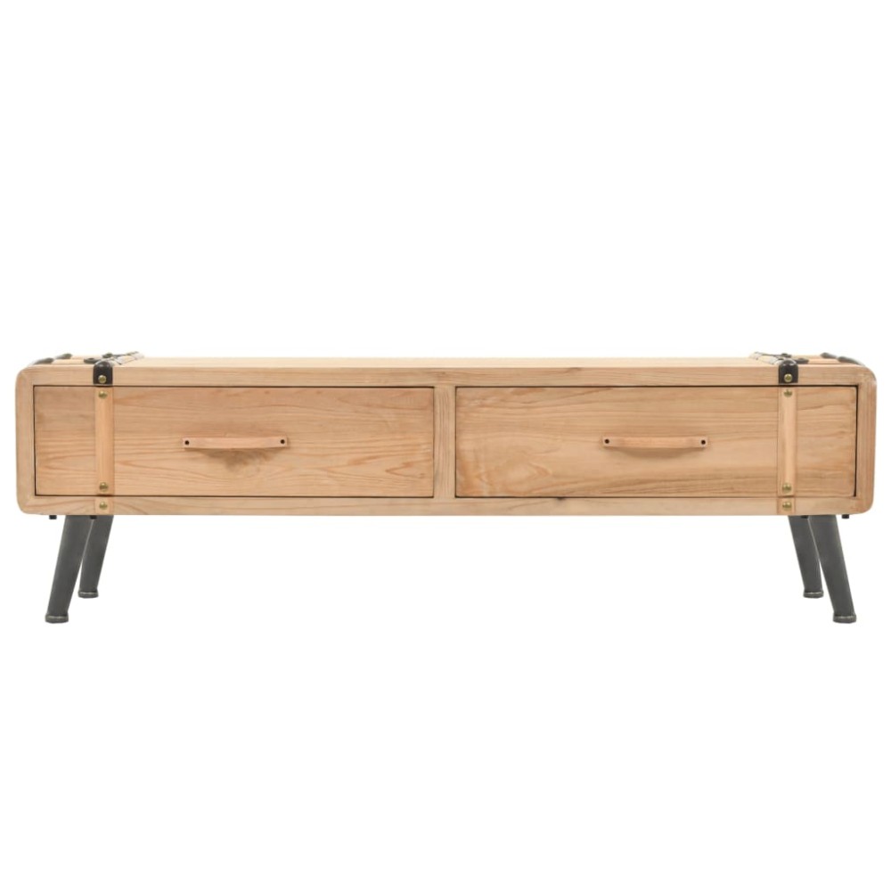 vidaXL Dulap TV din lemn masiv de brad, 120x33x35 cm