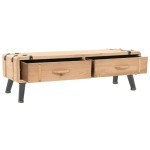 vidaXL Dulap TV din lemn masiv de brad, 120x33x35 cm