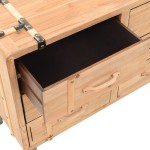 vidaXL Dulap cu sertare, lemn masiv de brad, 91 x 35 x 73 cm vidaXL Dulap cu sertare, lemn masiv de brad, 91 x 35 x 73 cm