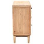 vidaXL Dulap cu sertare, lemn masiv de brad, 80 x 36 x 75 cm