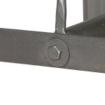 vidaXL Masă de bar, lemn masiv de tec reciclat, 60 x 60 x 107 cm