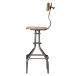 vidaXL Scaune de bar, 2 buc., lemn masiv de tec reciclat vidaXL Scaune de bar, 2 buc., lemn masiv de tec reciclat
