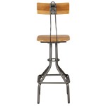 vidaXL Scaune de bar, 2 buc., lemn masiv de tec reciclat vidaXL Scaune de bar, 2 buc., lemn masiv de tec reciclat