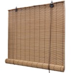 vidaXL Jaluzea tip rulou, maro, 100 x 220 cm, bambus vidaXL Jaluzea tip rulou, maro, 100 x 220 cm, bambus