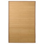 vidaXL Covor din bambus, maro, 100x160 cm