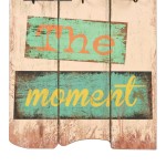 vidaXL Cuier de perete cu 6 cârlige, 120 x 40 cm, LIVE LIFE vidaXL Cuier de perete cu 6 cârlige, 120 x 40 cm, LIVE LIFE