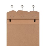 vidaXL Cuier de perete cu 6 cârlige MEN LADIES, 120 x 40 cm vidaXL Cuier de perete cu 6 cârlige MEN LADIES, 120 x 40 cm