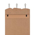 vidaXL Cuier de perete cu 6 cârlige, 120 x 40 cm, LOVE LIFE vidaXL Cuier de perete cu 6 cârlige, 120 x 40 cm, LOVE LIFE
