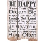 vidaXL Cuier de perete cu 6 cârlige, 120 x 40 cm, FAMILY RULES vidaXL Cuier de perete cu 6 cârlige, 120 x 40 cm, FAMILY RULES