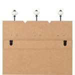 vidaXL Cuier de perete cu 6 cârlige, 120 x 40 cm, FAMILY RULES vidaXL Cuier de perete cu 6 cârlige, 120 x 40 cm, FAMILY RULES