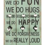 vidaXL Cuier de perete cu 6 cârlige, 120x40 cm, HAPPY LOVE vidaXL Cuier de perete cu 6 cârlige, 120x40 cm, HAPPY LOVE