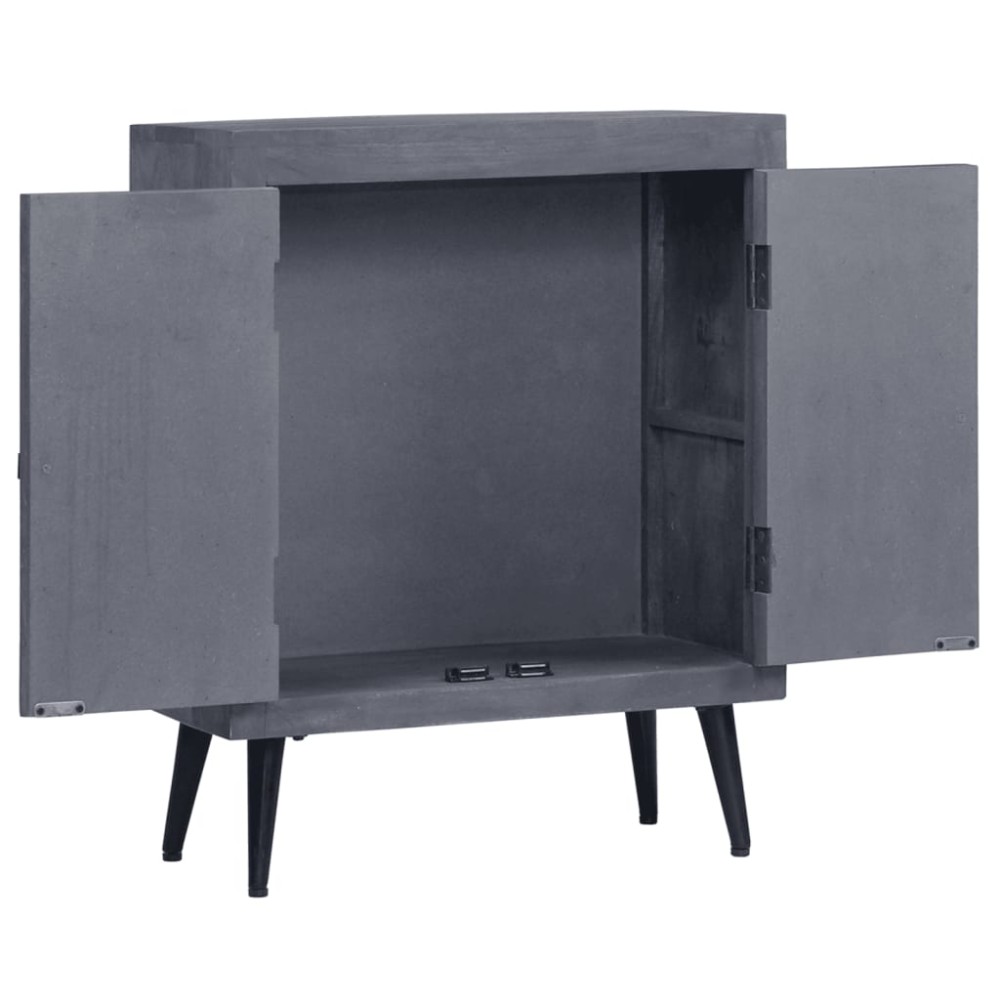 vidaXL Dulap, lemn masiv de mango, 60 x 30 x 76 cm