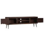 vidaXL Comodă TV, 140 x 30 x 45 cm, lemn masiv reciclat