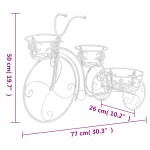 vidaXL Suport plante în formă de bicicletă, metal, în stil vintage vidaXL Suport plante în formă de bicicletă, metal, în stil vintage