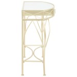 vidaXL Masă laterală stil franțuzesc, auriu, 82 x 39 x 76 cm, metal vidaXL Masă laterală stil franțuzesc, auriu, 82 x 39 x 76 cm, metal