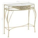 vidaXL Masă laterală stil franțuzesc, auriu, 82 x 39 x 76 cm, metal vidaXL Masă laterală stil franțuzesc, auriu, 82 x 39 x 76 cm, metal