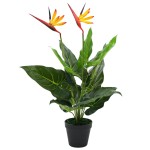 vidaXL Plantă artificială Strelitzia Reginae Pasărea paradisului 66 cm vidaXL Plantă artificială Strelitzia Reginae Pasărea paradisului 66 cm