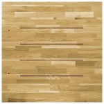vidaXL Blat de masă, lemn masiv de stejar, pătrat, 23 mm, 80x80 cm