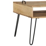 vidaXL Comodă TV din lemn masiv de mango, 110 x 35 x 45 cm