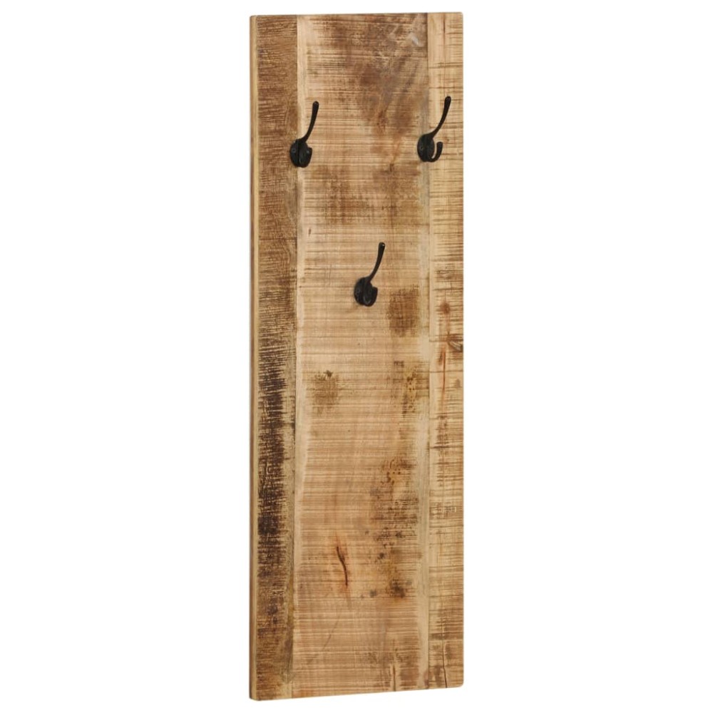 vidaXL Cuier haine de perete, 2 buc., lemn masiv de mango 36x110x3 cm