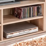 vidaXL Set mobilier TV, 5 piese, alb/stejar sonoma, lemn prelucrat