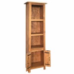 vidaXL Dulap de baie, 48x32x170 cm, lemn masiv de pin vidaXL Dulap de baie, 48x32x170 cm, lemn masiv de pin