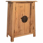 vidaXL Dulap lateral de baie, 59x32x80 cm, lemn masiv de pin vidaXL Dulap lateral de baie, 59x32x80 cm, lemn masiv de pin