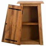 vidaXL Dulap de perete de baie, 42x23x70 cm, lemn masiv pin vidaXL Dulap de perete de baie, 42x23x70 cm, lemn masiv pin