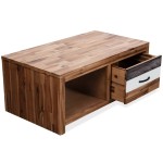 vidaXL Măsuță de cafea, lemn masiv de acacia, 90x50x37,5 cm vidaXL Măsuță de cafea, lemn masiv de acacia, 90x50x37,5 cm