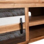 vidaXL Comodă TV, 120x35x40 cm, lemn masiv de acacia