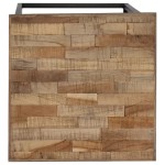 vidaXL Set de masă cu plante din 3 piese, lemn de tec reciclat