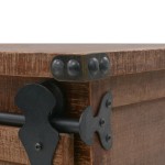 vidaXL Dulap de depozitare, lemn masiv de brad 64 x 33,5 x 75 cm, maro