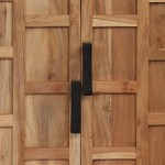 vidaXL Servantă, maro, 60x35x76 cm, lemn masiv de acacia