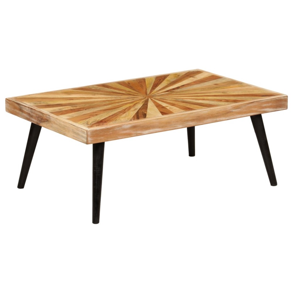 vidaXL Măsuță de cafea din lemn masiv de mango, 90x55x36 cm