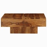 vidaXL Măsuță de cafea, 80x80x30 cm, lemn masiv de acacia vidaXL Măsuță de cafea, 80x80x30 cm, lemn masiv de acacia