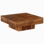 vidaXL Măsuță de cafea, 80x80x30 cm, lemn masiv de acacia vidaXL Măsuță de cafea, 80x80x30 cm, lemn masiv de acacia