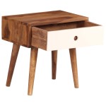 vidaXL Noptieră, 45x30x45 cm, lemn masiv de acacia