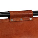 vidaXL Set bar, 3 piese, lemn masiv reciclat & piele naturală de capră vidaXL Set bar, 3 piese, lemn masiv reciclat & piele naturală de capră