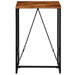 vidaXL Masă de bar, 70 x 70 x 106 cm, lemn masiv reciclat