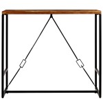 vidaXL Masă de bar, 120 x 60 x 106 cm, lemn masiv reciclat