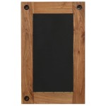 vidaXL Oglindă, lemn masiv de salcâm, 50 x 80 cm