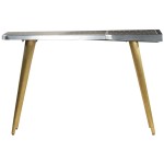 vidaXL Birou de scris aviator vintage, stil aviație, 120x60x76 cm