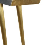 vidaXL Birou de scris aviator vintage, stil aviație, 120x60x76 cm