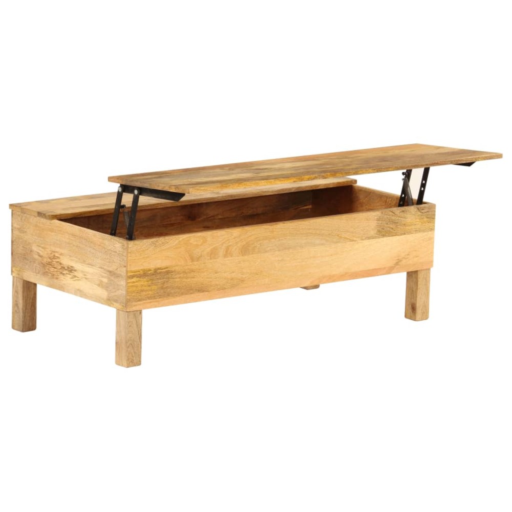 vidaXL Măsuță de cafea, 110 x 55 x 35 cm, lemn masiv de mango
