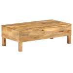 vidaXL Măsuță de cafea, 110 x 55 x 35 cm, lemn masiv de mango vidaXL Măsuță de cafea, 110 x 55 x 35 cm, lemn masiv de mango