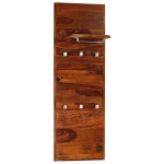 vidaXL Cuier haine, 118 x 40 cm, lemn masiv de palisandru vidaXL Cuier haine, 118 x 40 cm, lemn masiv de palisandru