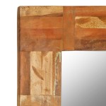 vidaXL Oglindă de perete, 60 x 60 cm, lemn masiv reciclat vidaXL Oglindă de perete, 60 x 60 cm, lemn masiv reciclat